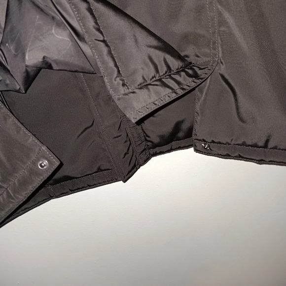 Express women's sample chores work barn jacket coat size M black with po… - Picture 7 of 12